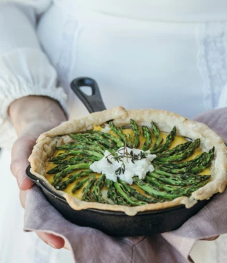 Tarte aux asperges